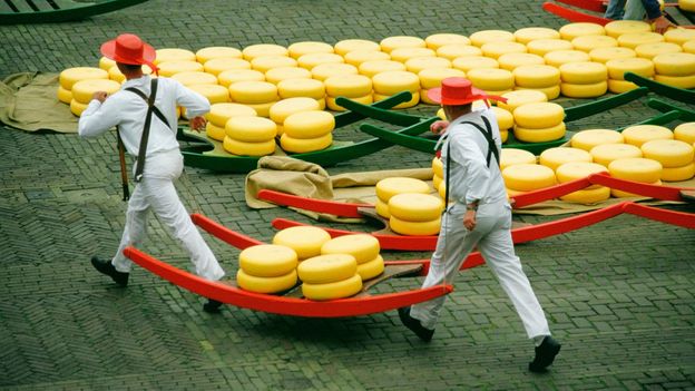 Alkmaar cheese market is the oldest and biggest in the Netherlands (Credit: Credit: Glow Images/Getty Images) Alkmaar cheese market is the oldest and biggest in the Netherlands (Credit: Credit: Glow Images/Getty Images)