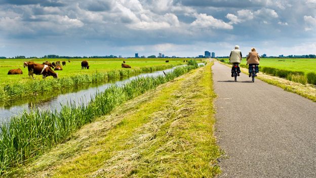 Around one third of the Netherlands lies below sea level (Credit: Credit: Demid/Getty Images) Around one third of the Netherlands lies below sea level (Credit: Credit: Demid/Getty Images)