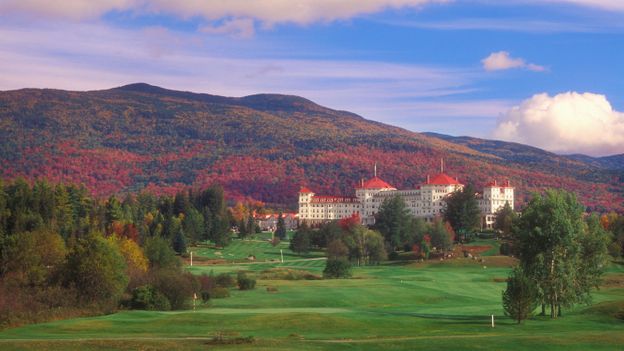 The Mount Washington Hotel is one of New England's few remaining grand hotels (Credit: Credit: Philip Scalia/Alamy) The Mount Washington Hotel is one of New England's few remaining grand hotels (Credit: Credit: Philip Scalia/Alamy)