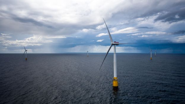 Water from store wind turbine