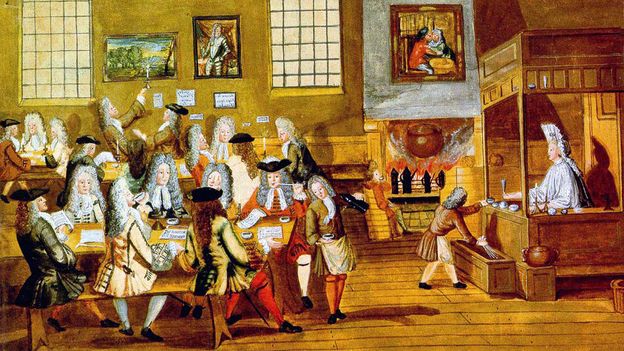 England's early coffeehouses helped usher in the Enlightenment and birthed periodical literature (Credit: Credit: CPA Media Pte Ltd/Alamy)
