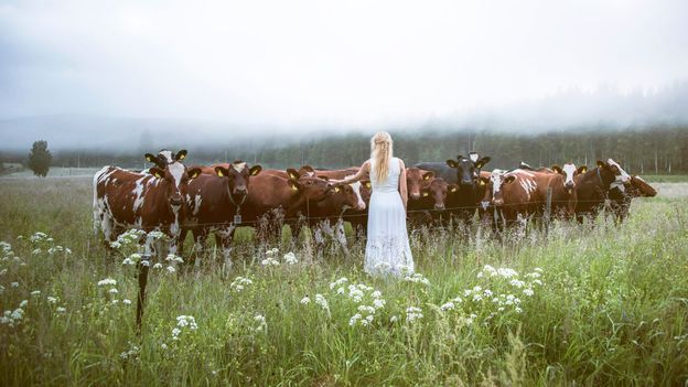 Swedish artist, musician and filmmaker Jonna Jinton has been called the “real-life Elsa" (Credit: Credit: Jonna Jinton)