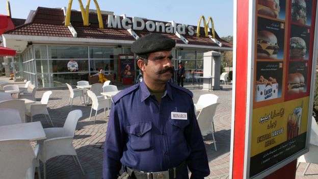 In 2019, McDonald’s controversially replicated the anday-waala burger (a bun-kebab with egg) (Credit: Credit: Ton Keone/Alamy) In 2019, McDonald’s controversially replicated the anday-waala burger (a bun-kebab with egg) (Credit: Credit: Ton Keone/Alamy)