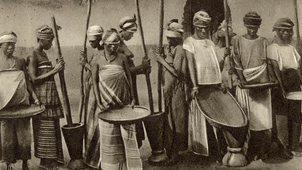 US colonists purposefully kidnapped Africans from the "Rice Coast" because of their extensive knowledge of rice cultivation (Credit: Credit: Chronicle/Alamy) US colonists purposefully kidnapped Africans from the "Rice Coast" because of their extensive knowledge of rice cultivation (Credit: Credit: Chronicle/Alamy)