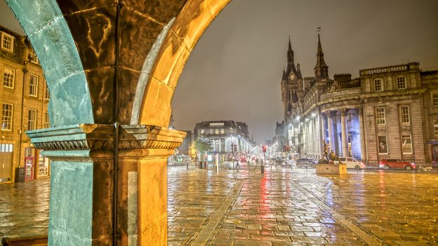 Aberdeen's distinctive appearance comes from the local grey granite that many of the buildings are made from (Credit: Credit: Susanne Neumann/Getty Images) Aberdeen's distinctive appearance comes from the local grey granite that many of the buildings are made from (Credit: Credit: Susanne Neumann/Getty Images)