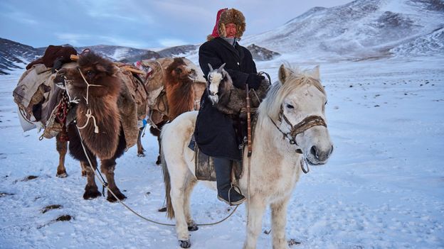 Although some Kazakhs continue to maintain a semi-nomadic lifestyle, this way of life has mostly dissipated (Credit: Credit: Tuul & Bruno Morandi) Although some Kazakhs continue to maintain a semi-nomadic lifestyle, this way of life has mostly dissipated (Credit: Credit: Tuul & Bruno Morandi)