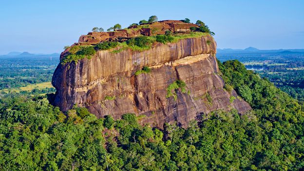 One expert suggested the chart may be a building plan for nearby Sigiriya, a 5th Century BC rock fortress (Credit: Credit: Anthony Asael/Art in All of Us/Getty Images)