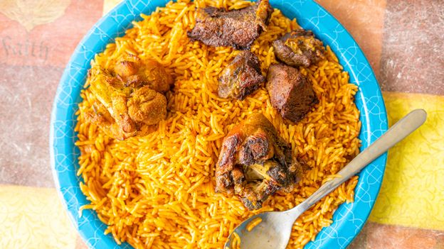 Jollof rice is popular throughout West Africa (Credit: Credit: Osarieme Eweka/Getty Images)