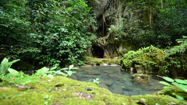 An eerie portal to the Maya underworld