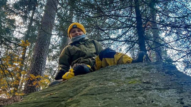 Climbing Gear for Kids - Hiking in Finland