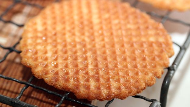 Belgische wafels die nieuwjaarsgeluk brengen