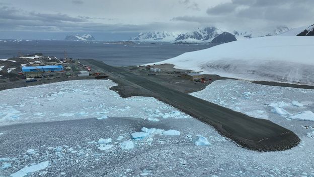 How to fix a runway in Antarctica