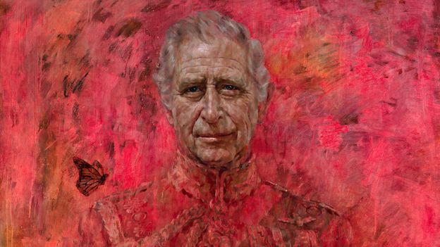 King Charles III's new official portrait: What the butterfly means