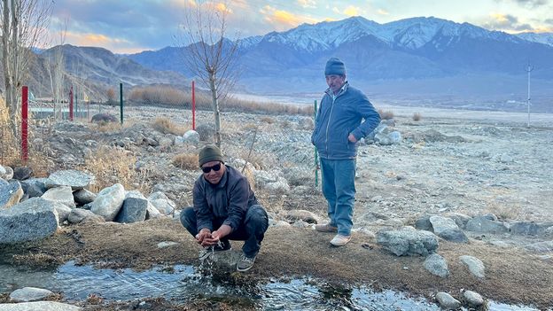 The Ice Man of Ladakh building artificial glaciers in the Himalayas