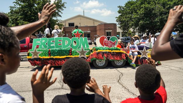 The birthplace of the US' newest national holiday