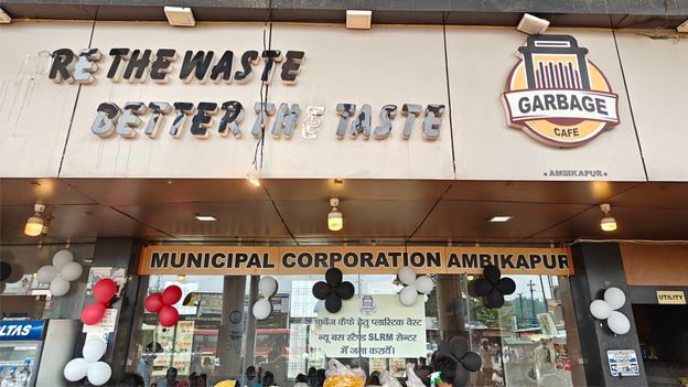 Rice, two curries and dal: The Indian cafes where you can pay in rubbish