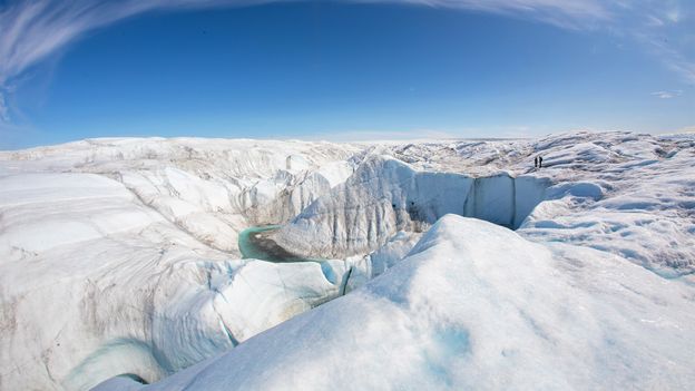 Camping on the world's largest island of ice