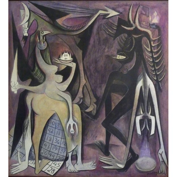 Bélial Empereur des Mooches (1948)  Wilfredo Lam (šѹǹ / SDO Wifredo Lam/ DACS, 2022)