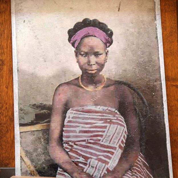 Marke's great-great-grandmother, Aminata Bah, escaped from a slave ship as a young girl (Credit: Amelia Martyn-Hemphill)