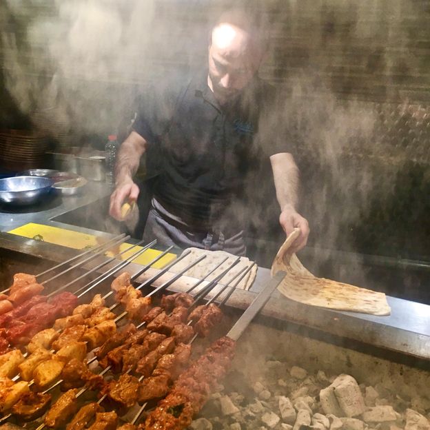 Yildiz is famed for its lamb and chicken kebabs grilled over smoking coals (Credit: Fiona Dunlop)