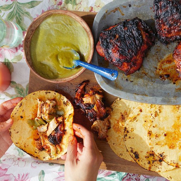 Bricia Lopez's Pollo in Guajillo (Credit: Quentin Bacon)