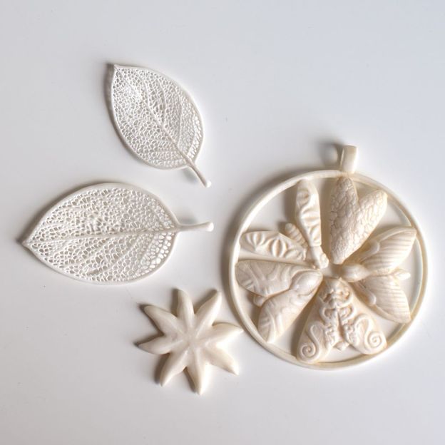 Alternative ivory can be 3D-printed and polished to create very lifelike results (Credit: Johanna Eckhardt/Eburo GmbH)