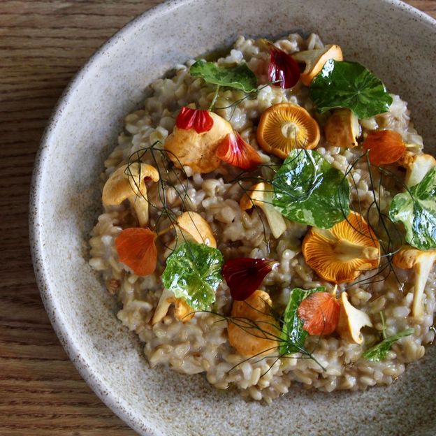 This savoury porridge is a cross between a traditional breakfast bowl and Italian risotto (Credit: Celentano's)
