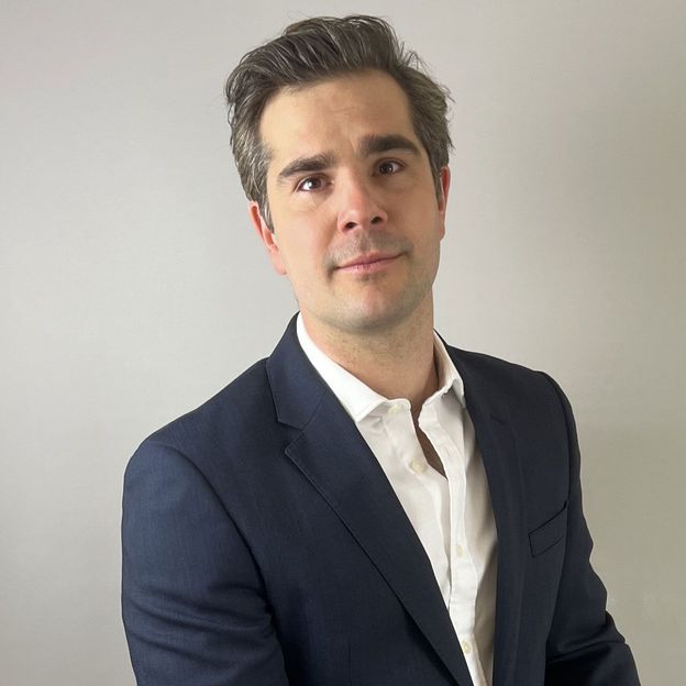 Mathew Hampshire-Waugh quit his job at an investment bank when he found himself "butting heads" with his company over climate (Credit: Courtesy of Mathew Hampshire-Waugh) Mathew Hampshire-Waugh quit his job at an investment bank when he found himself "butting heads" with his company over climate (Credit: Courtesy of Mathew Hampshire-Waugh)