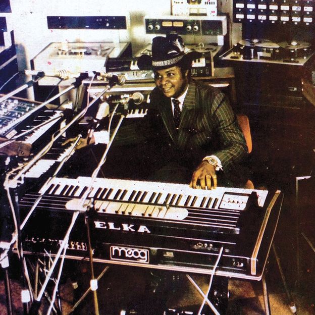 An electro-synth pioneer, Onyeabor kitted out his studio with equipment from around the world (Credit: Courtesy of Luaka Bop)