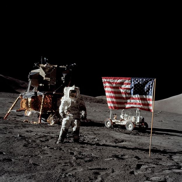 It has been more than 50 years since the last Apollo astronauts walked on the lunar surface (Credit: Nasa)