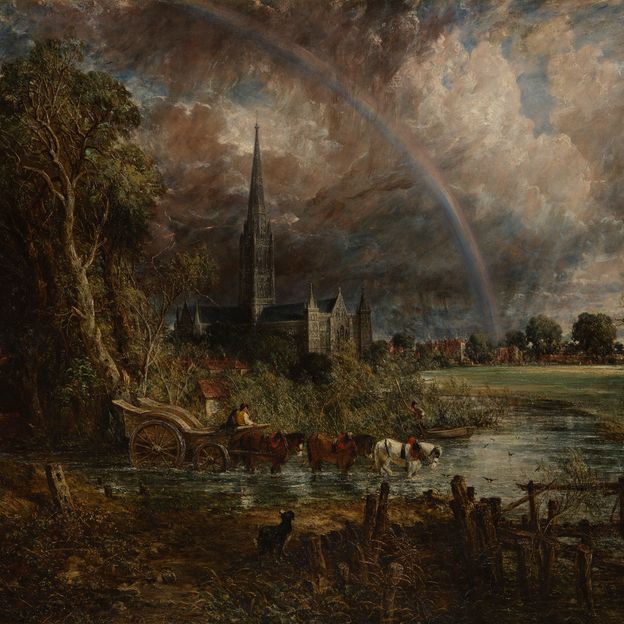 John Constable, Salisbury Cathedral from the Meadows, exhibited 1831 (Credit: Tate) John Constable, Salisbury Cathedral from the Meadows, exhibited 1831 (Credit: Tate)