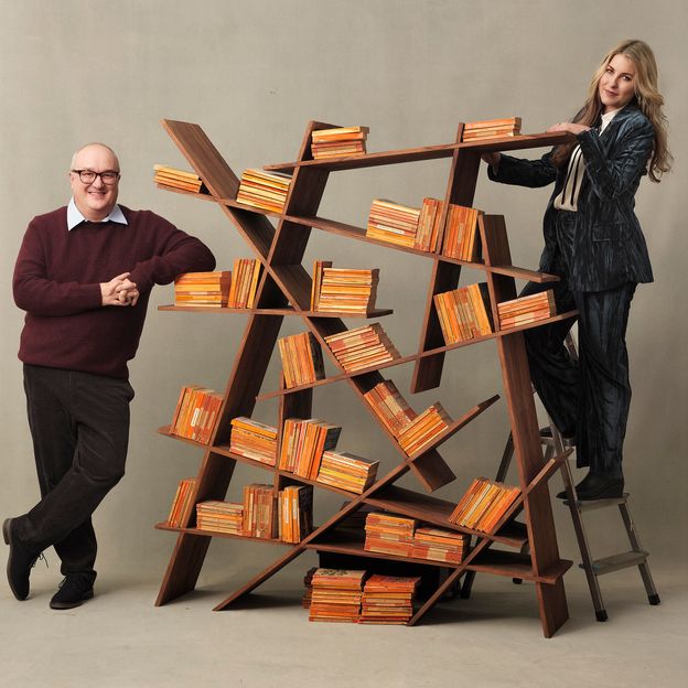 On The Book Club, co-presenters Tabby Syrett and Dominic Sandbrook discuss literary classics and contemporary novels alike (Credit: Chris Floyd/ Goalhanger)