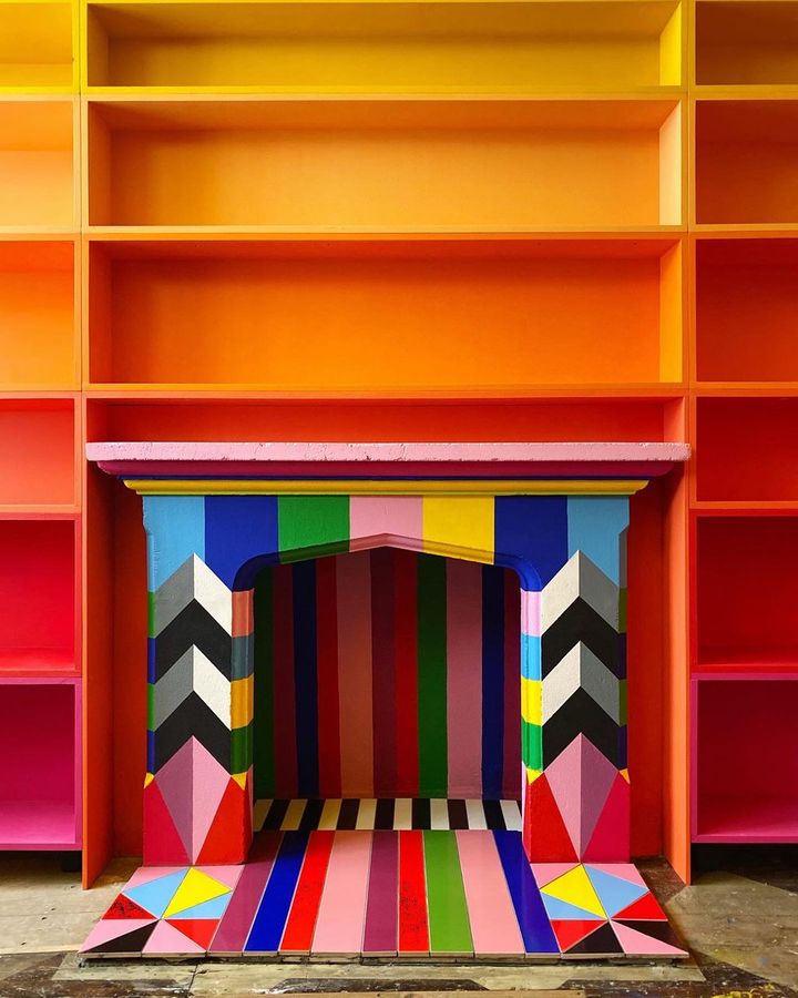 The designer Morag Myerscough’s has been honing her trademark style for 30 years (Credit: Morag Myerscough)