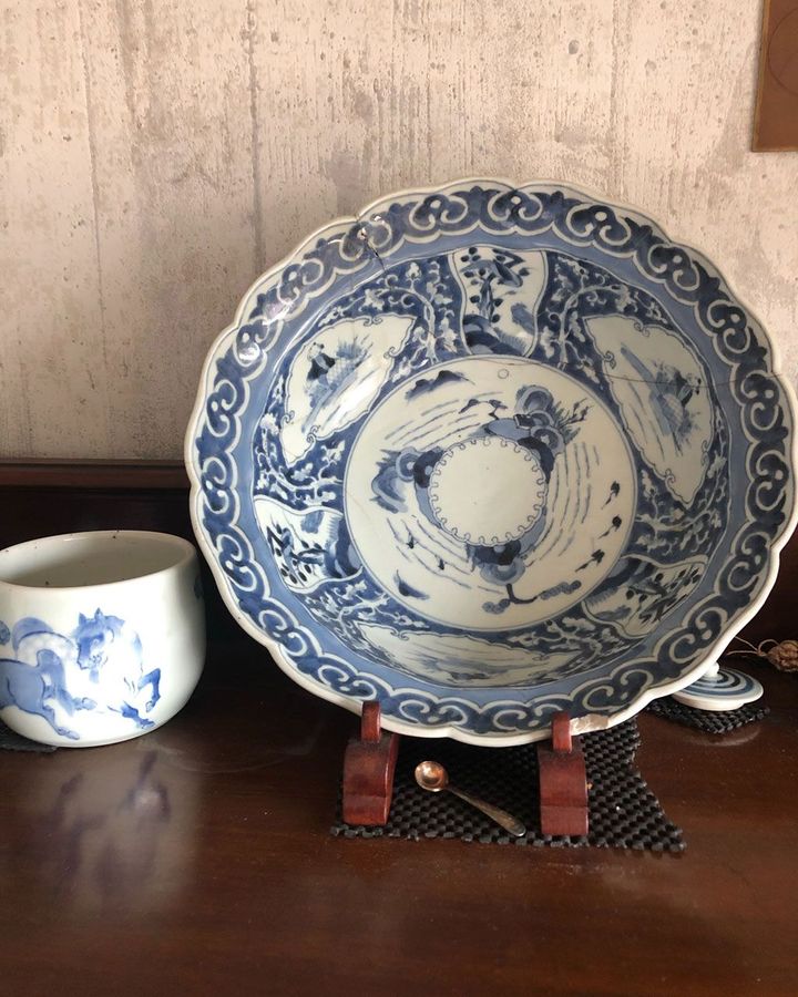 Maeda’s 400-year-old ko-mari plate has been repaired several times, but to her it still brings joy (Credit: Hikaru Maeda)