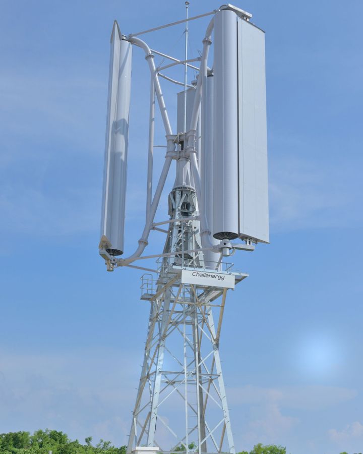 The Challenergy turbine models in action so far have survived their first typhoons with significant wind speeds (Credit: Challenergy) The Challenergy turbine models in action so far have survived their first typhoons with significant wind speeds (Credit: Challenergy)