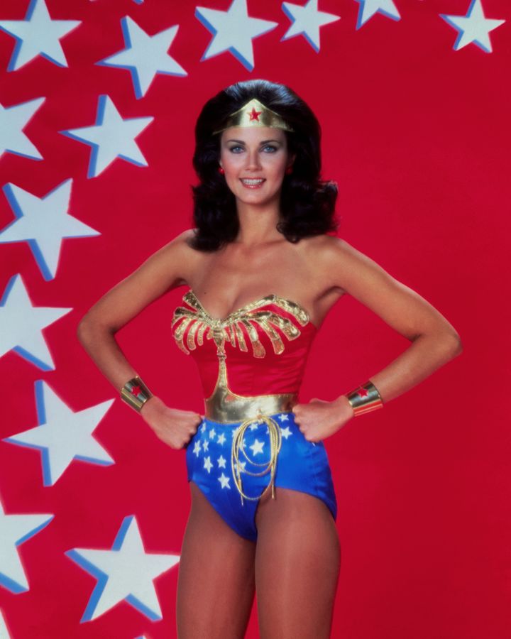 Lynda Carter starred as Wonder Woman in the 1970s US TV series (Credit: Getty Images)