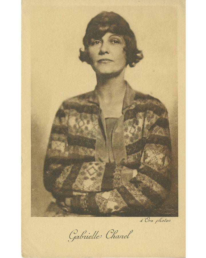 Image of CHANEL AND MEYER 1920s  Fashion Designer Coco Chanel Right  And French Pianist Marcelle Meyer Photographed On The Duke Of Westminsters  Yacht During The Roaring Twenties From Granger  Historical