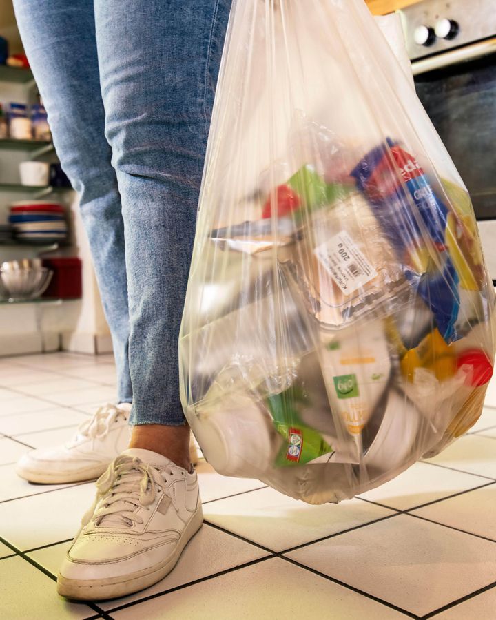 Learn how to recycle plastic bags into sturdy totes