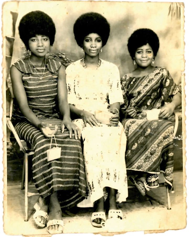 Social change is reflected in the images, including this portrait taken in a studio in 1972 in Accra, Ghana (Credit: Courtesy of The McKinley Collection/The African Lookbook)