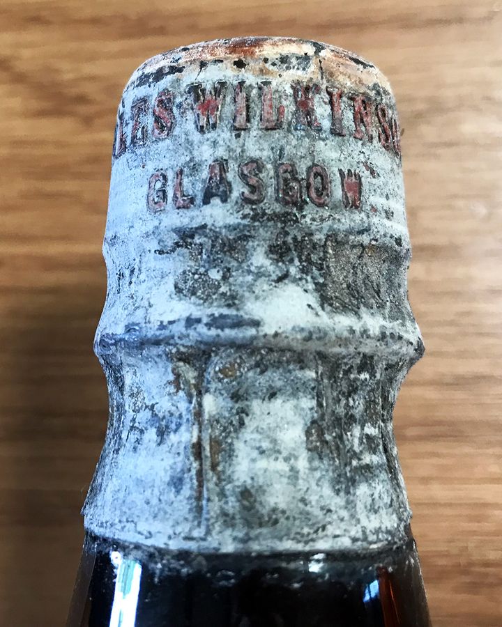 Many of the bottles found on board the Wallachia remained unopened despite spending more than 100 years underwater (Credit: Steve Hickman)