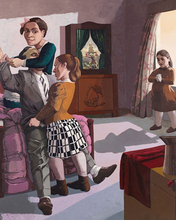 In The Family (1988), Rego mines her life story – her husband Victor struggled with multiple sclerosis for many years (Credit: Paula Rego/Courtesy Marlborough Fine Art)