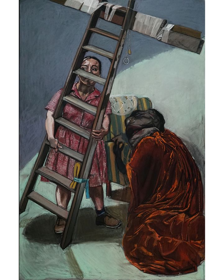 The Pillowman of 2004 is an interpretation of the play by Martin McDonagh (Credit: Collection Ostrich Arts Limited, courtesy of Victoria Miro, London/Venice/Paula Rego)