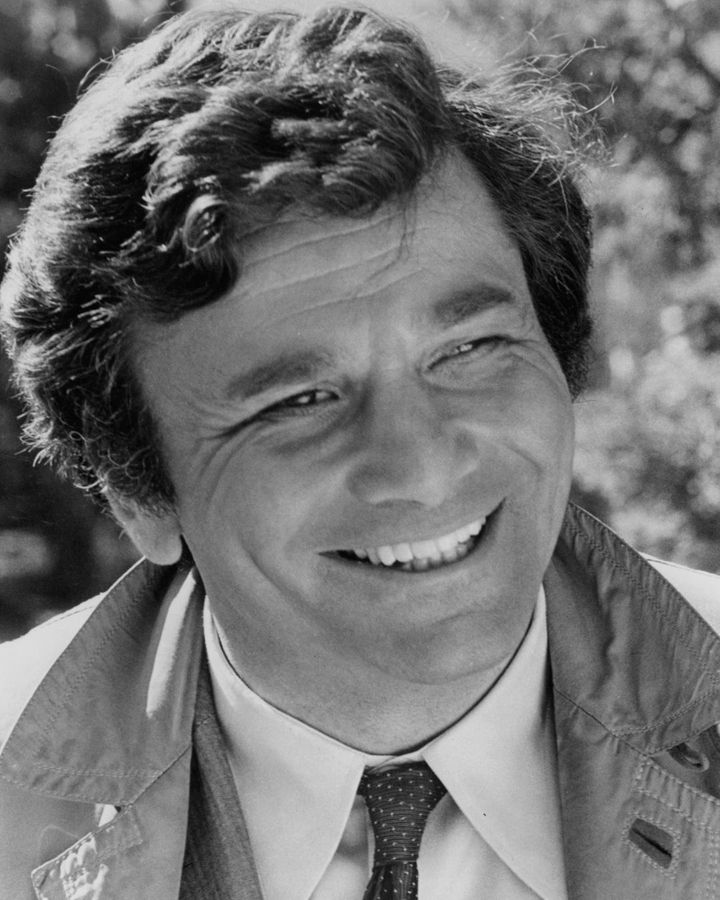 The irascible, amiable Lieutenant Columbo was played by Peter Falk, who became synonymous with the role (Credit: Getty Images)