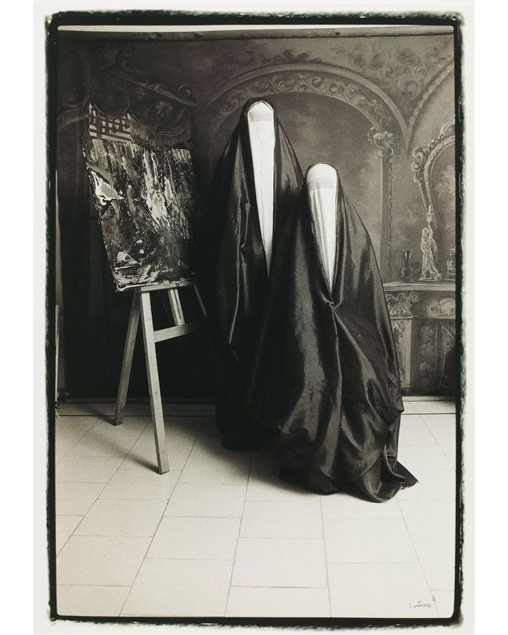 Untitled #11 from the Qajar series, 1998, by Shadi Gadirian (Credit: Mohammed Afkhami Foundation) Untitled #11 from the Qajar series, 1998, by Shadi Gadirian (Credit: Mohammed Afkhami Foundation)