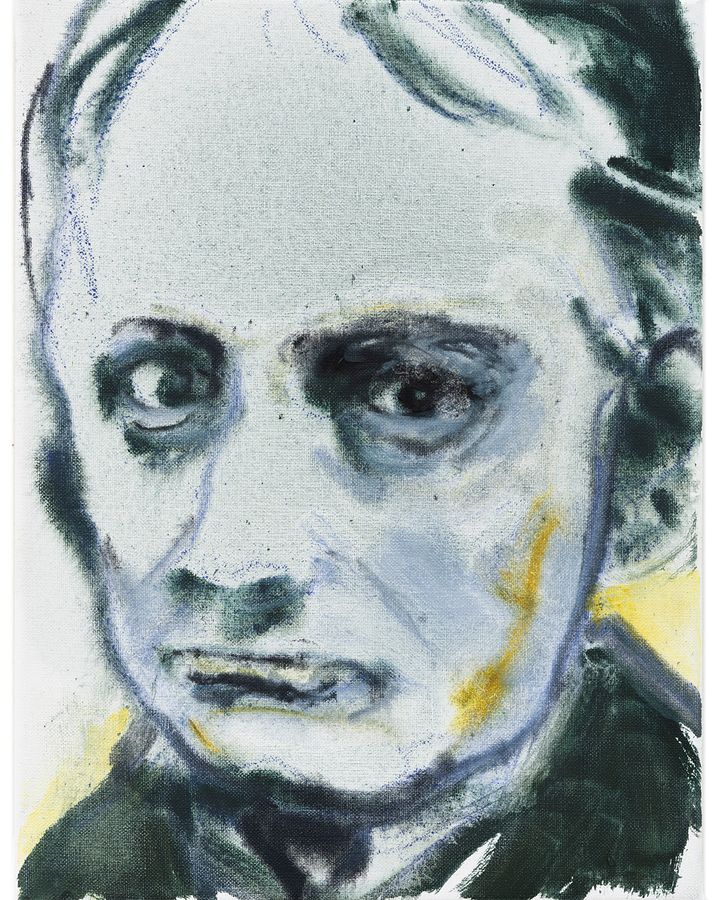 Charles Baudelaire (2020) by Marlene Dumas (Credit: Marlene Dumas/Photo: Peter Cox, Eindhoven)