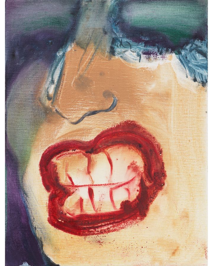 Teeth (2018) by Marlene Dumas (Credit: Marlene Dumas/Photo: Kerry McFate)