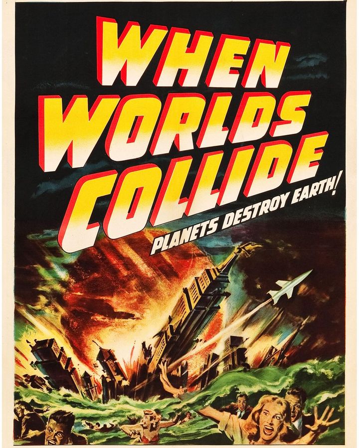 The most influential impact narrative of the interwar years was When Worlds Collide, which was made into a film in 1951 (Credit: Alamy)