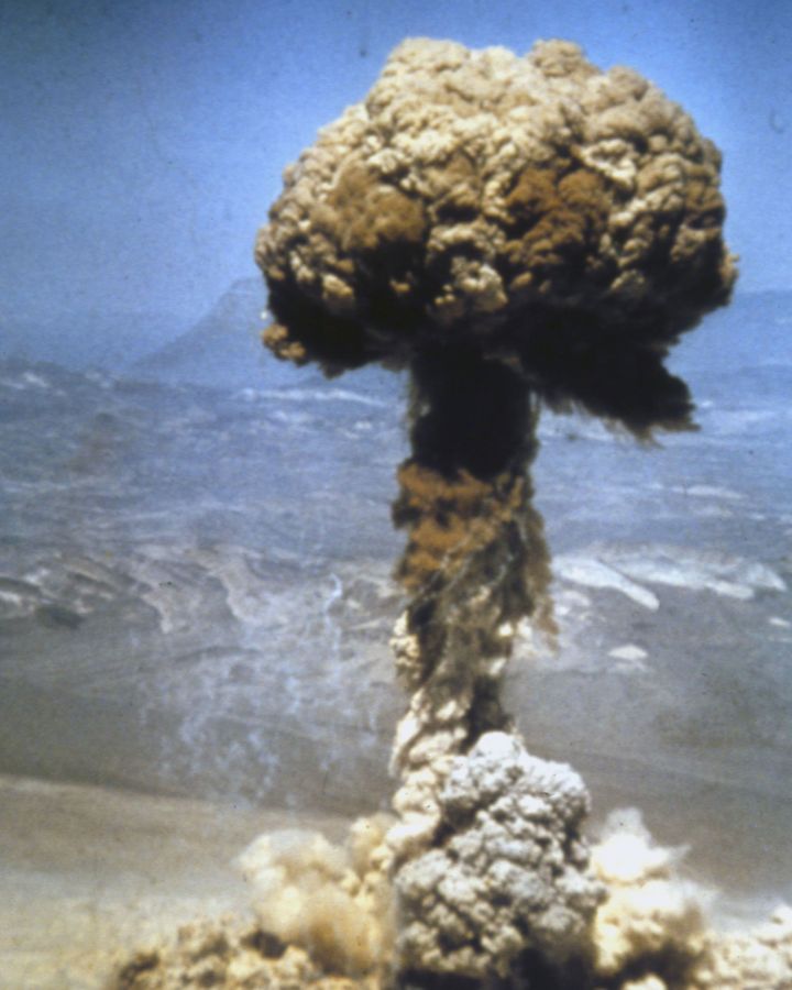 A nuclear test in the 1940s (Credit: Getty Images)