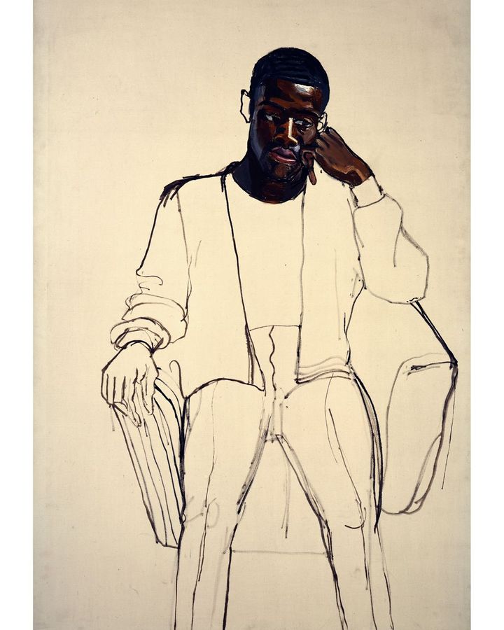 Black Draftee (James Hunter) by Alice Neel. In her portraits Neel celebrates and commemorates the subjects (Credit: The Estate of Alice Neel, Bilbao, 2021)