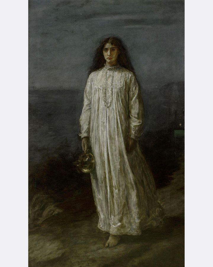 Il y a une qualité fantôme dans The Somnambulist (1871) de John Everett Millais (Credit: Alamy)